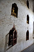 Ananda temple Bagan, Myanmar. Images of the life historical Buddha from birth to death of the circumambulatory corridors. 